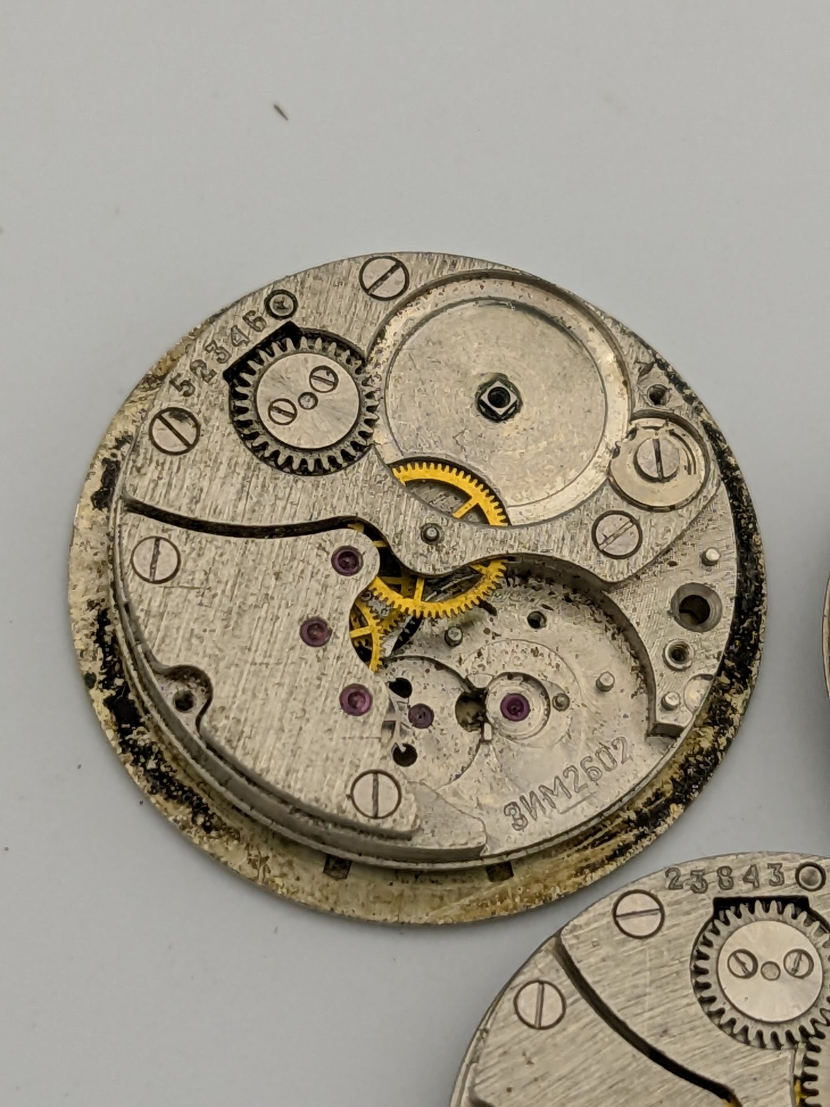 ZiM Pobeda 2602 Movement Soviet USSR For Parts Or Repairs
