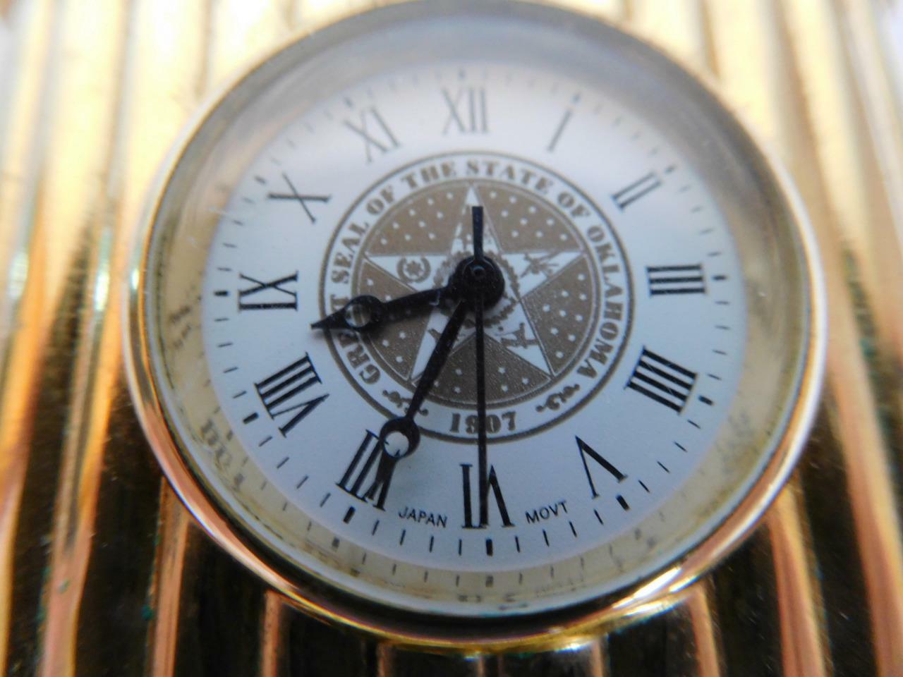 IDRC Lady vtg GREAT SEAL the STATE of OKLAHOMA Presentation pocket wind up WATCH