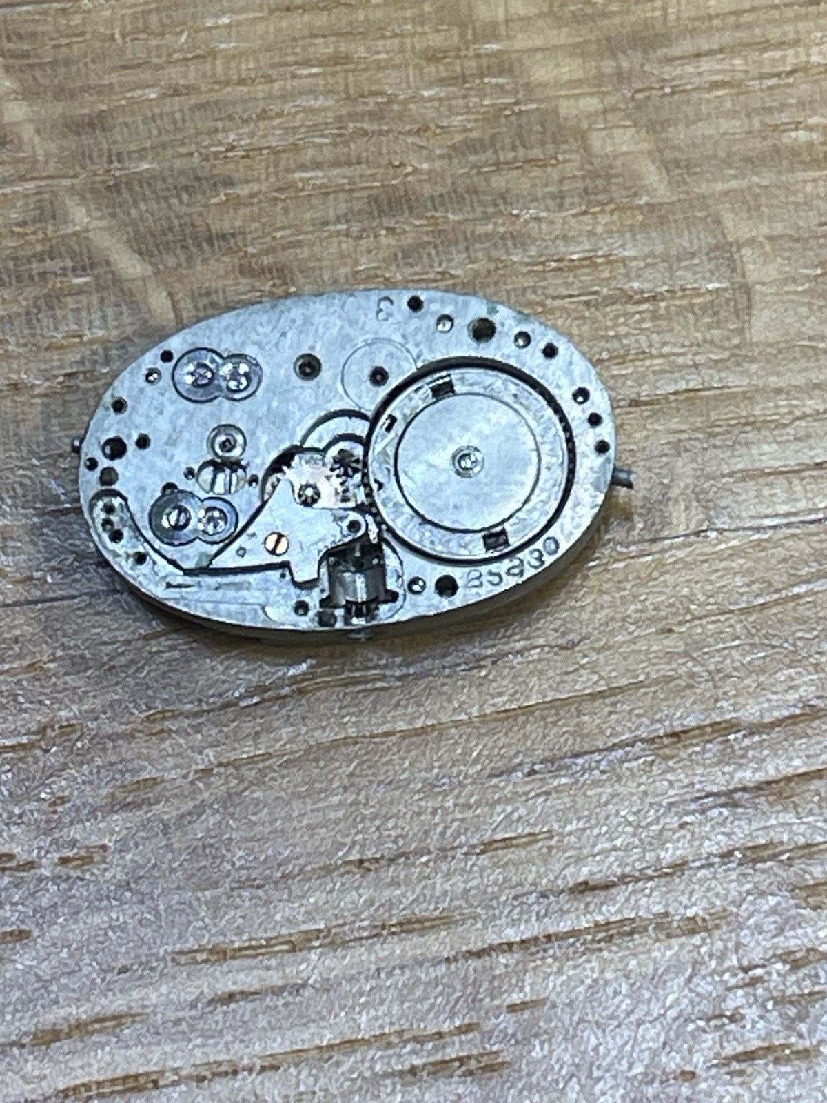 European Watch & Clock Co. Movement 19 Jewels 8 Adj. Swiss Made Vintage 25230
