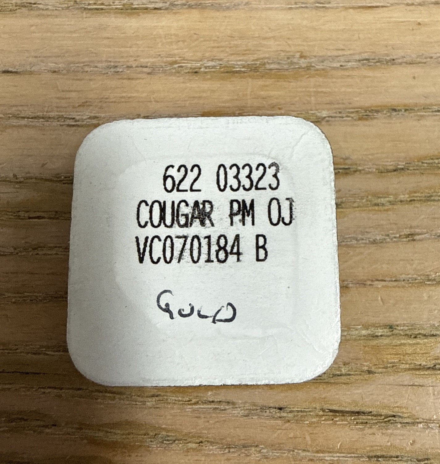 Cartier 18K Crown COUGAR PM VC070184 B New3.70 Mm