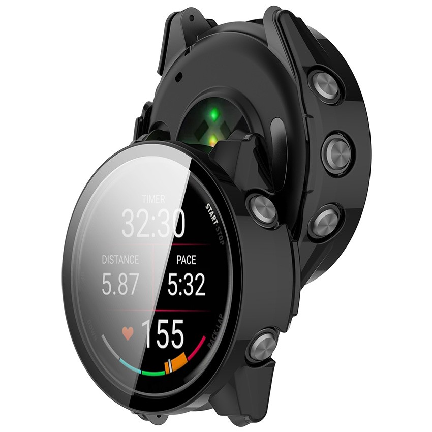 Protective Case Tempered Film Watch Screen Cover for Garmin Forerunner 970