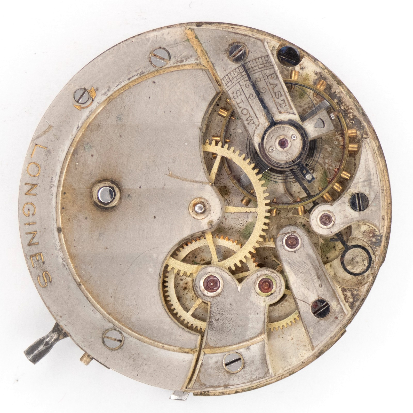 Longines 40.7 x 10 mm Lever-Set Antique Pocket Watch Movement