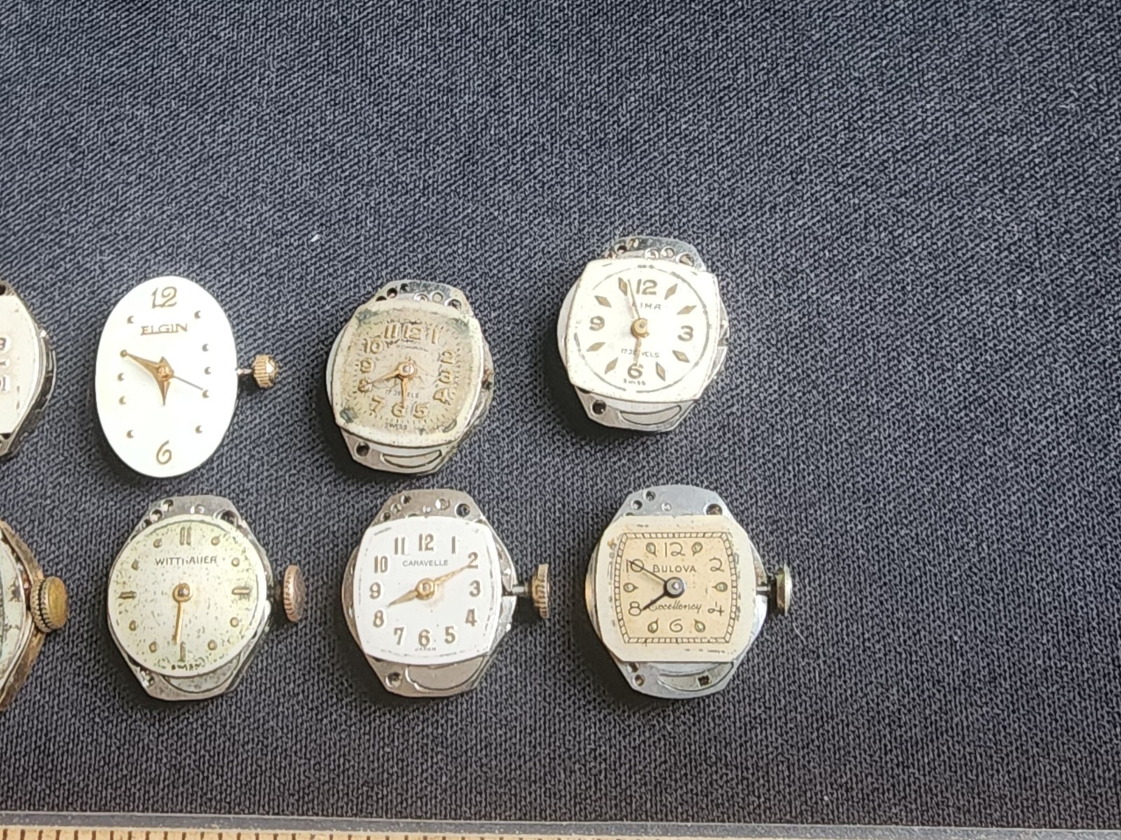 Antique Women’s Wind Up Watch Movements Untested Parts/Repairs Only Steampunk