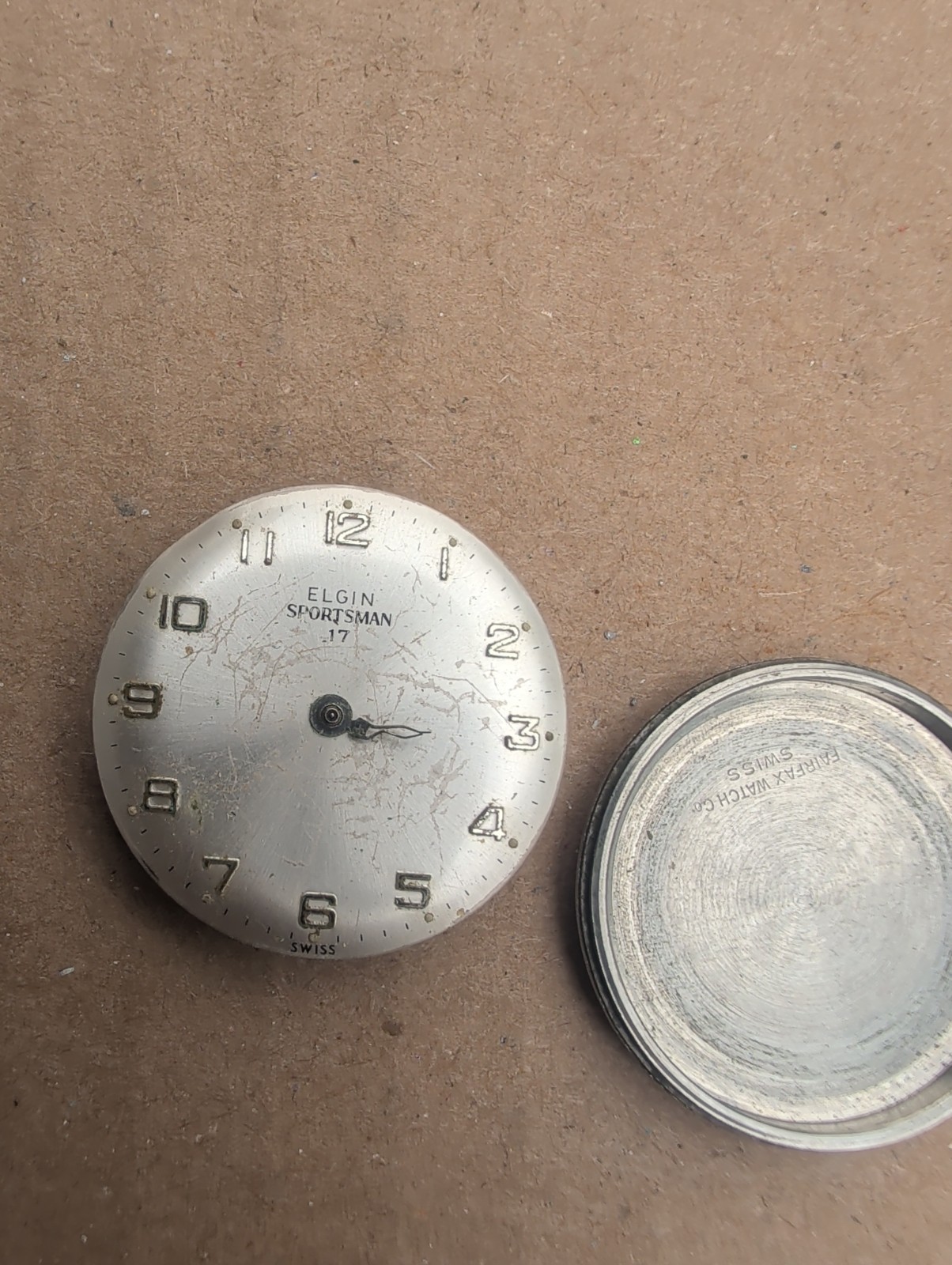 Elgin Sportsman Vintage 17 Jewels Watch Service Required for Parts or Repair