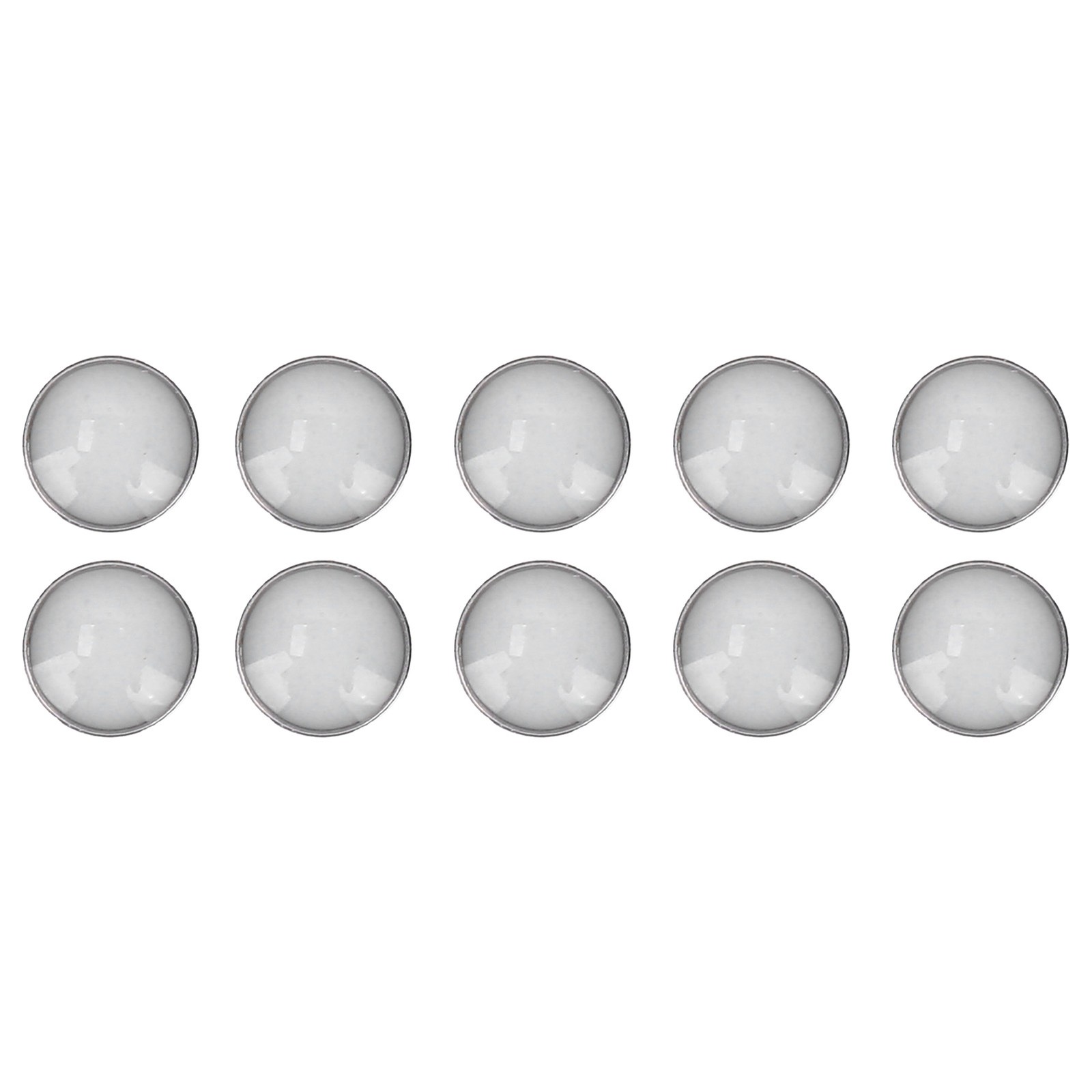 10* 2mm Pearl luminous green blue pip bezel insert Dot Silver gold watch Reapir