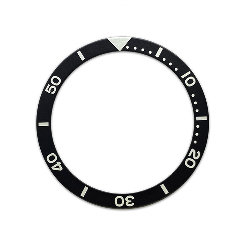 38mm Flat Aluminium Bezel Insert ,for Seiko SKX007 SKX009 SRPD NH35 Watch Mod