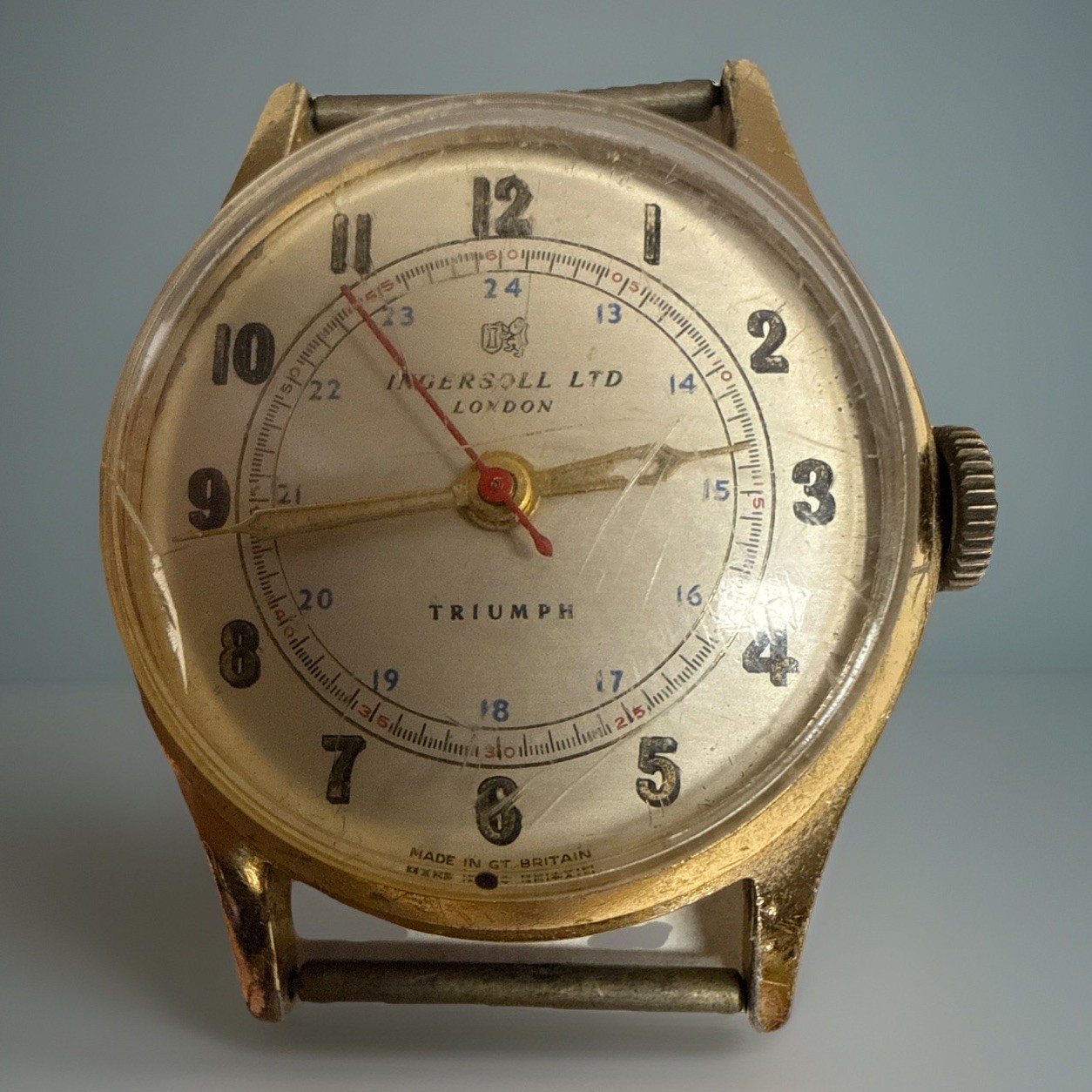 🇬🇧⌚✨ Vintage INGERSOLL LTD LONDON “TRIUMPH” Watch — Made In Great Britain
