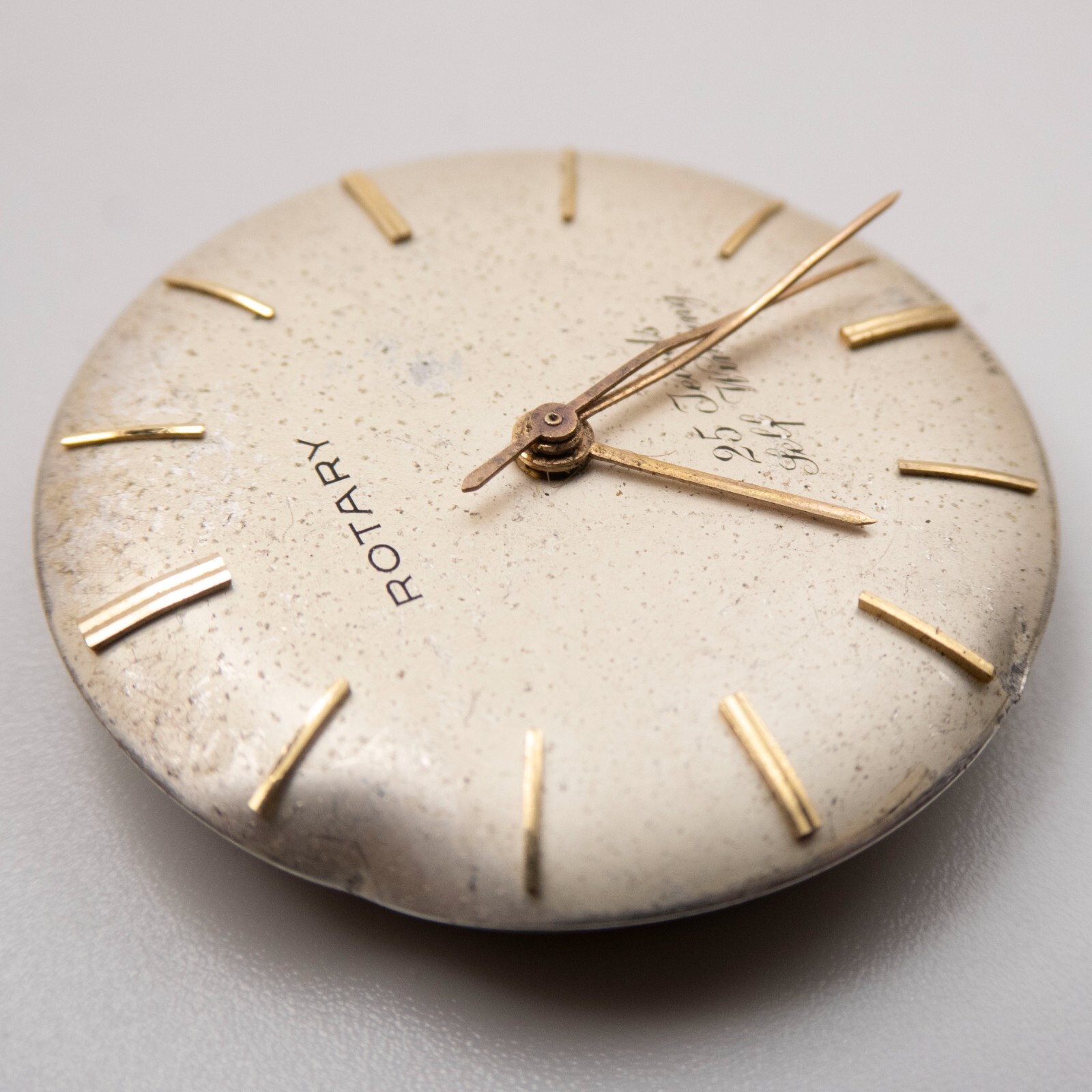 Vintage Rotary Cal. 575 25-Jewel Automatic Wristwatch Movement, Parts / Repair