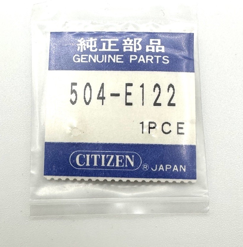 NOS Genuine Citizen Blue With Gold Numbers Inner Bezel Ring Part 504-E122