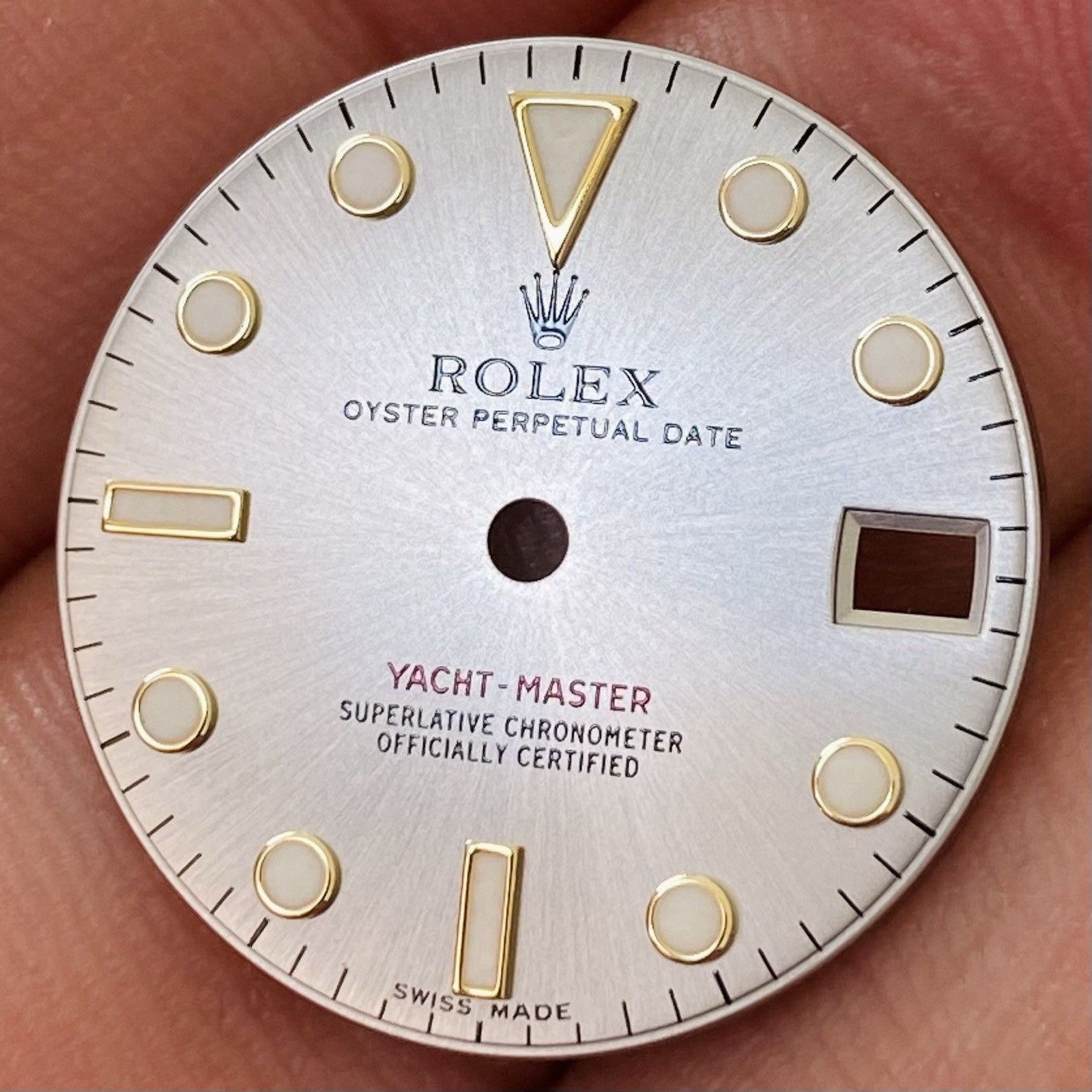 Rolex Silver Dial For Lady Yacht Master 35mm Model 168628 168623 68628 68623