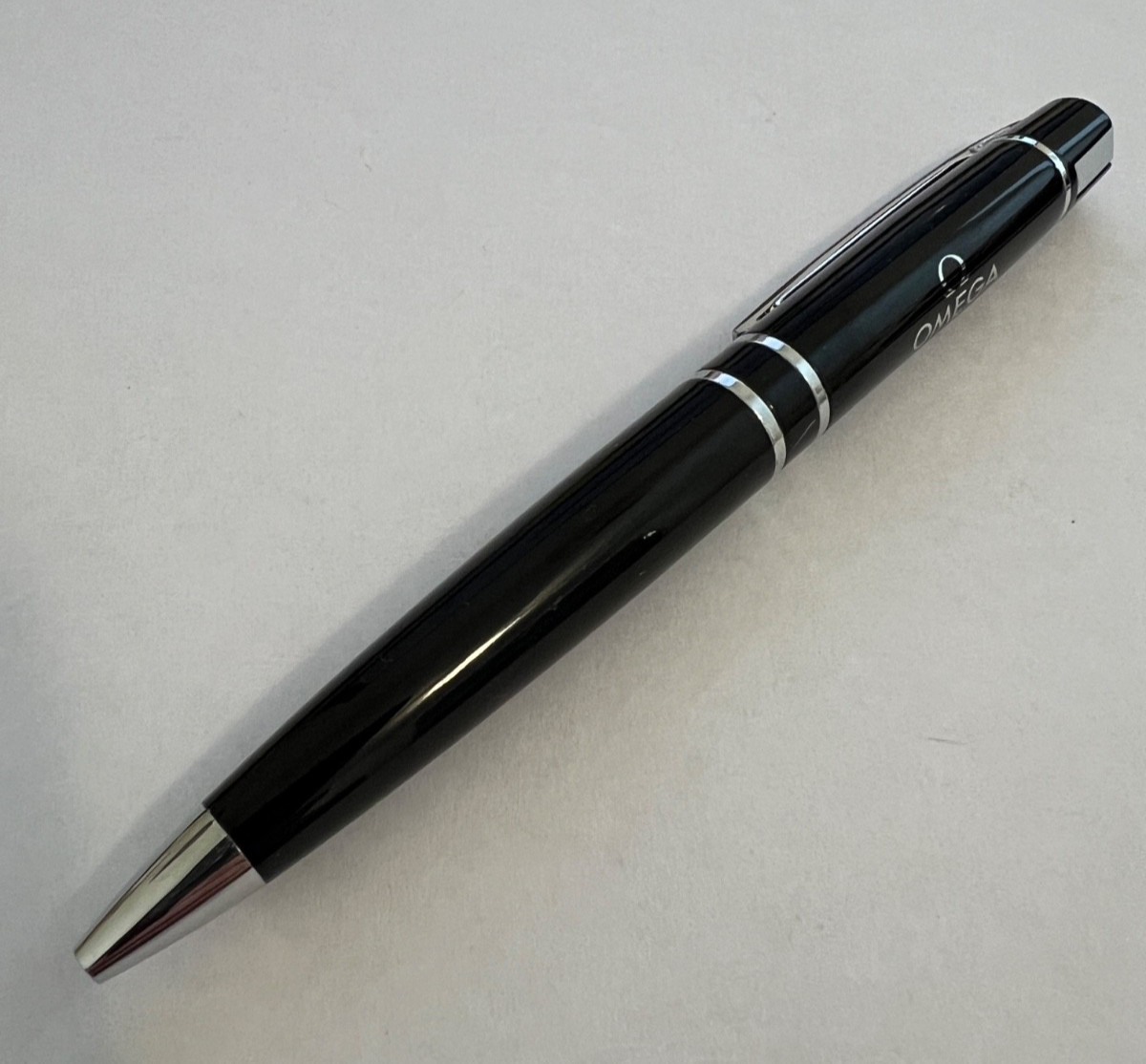 Genuine and Authentic Black Omega Black Pen – Good Shape See Photos Nice!
