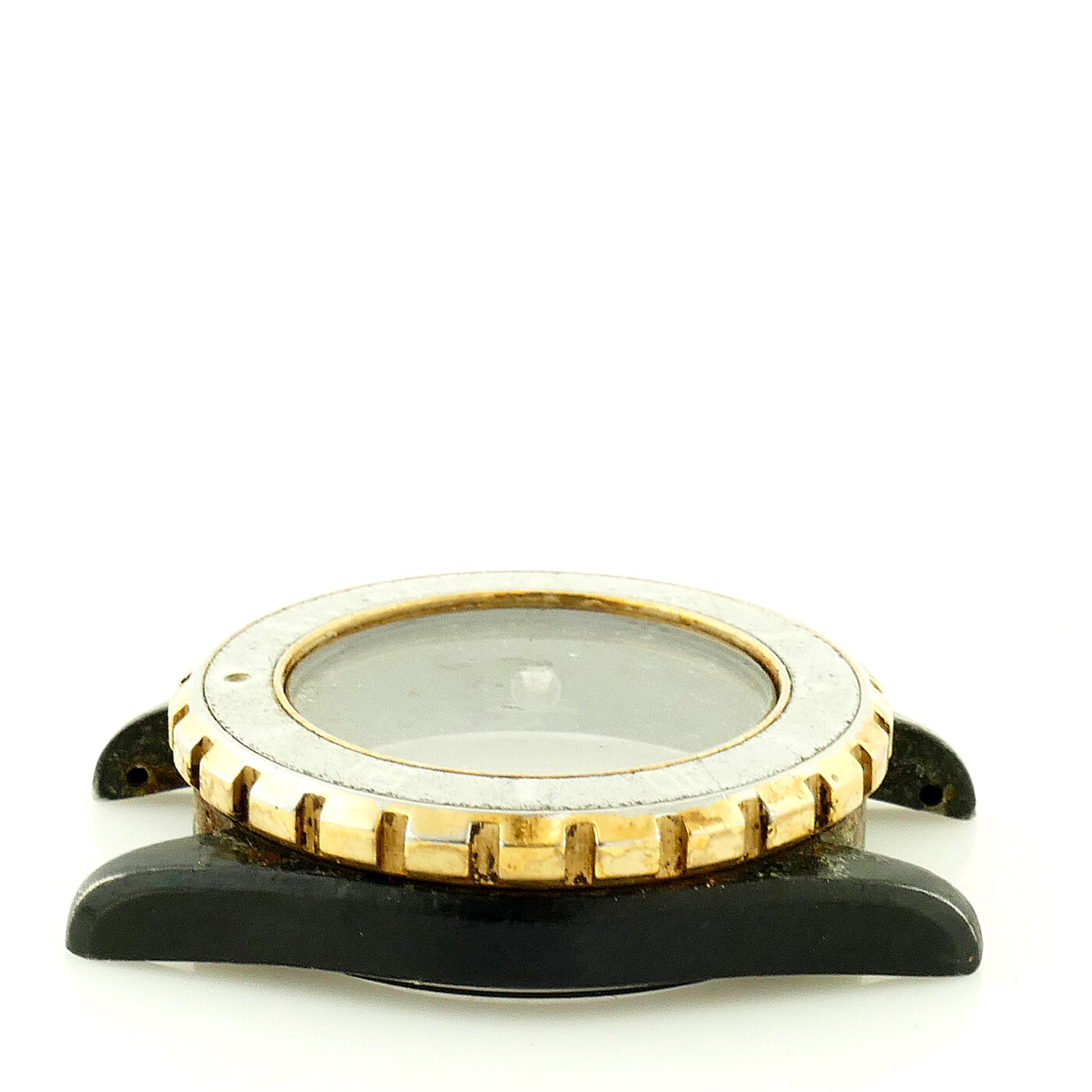 TAG HEUER DIVER 1000 2-TONE GOLD PLATED + PVD LADIES CASE FOR PARTS OR REPAIRS