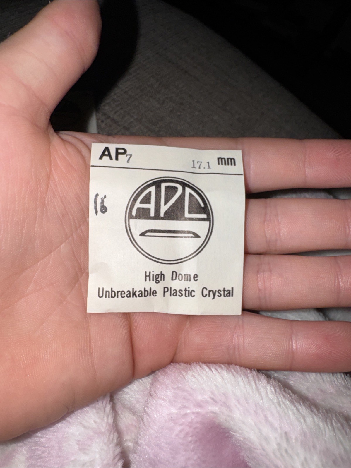 APC Watch Crystal AP 7 17.1mm