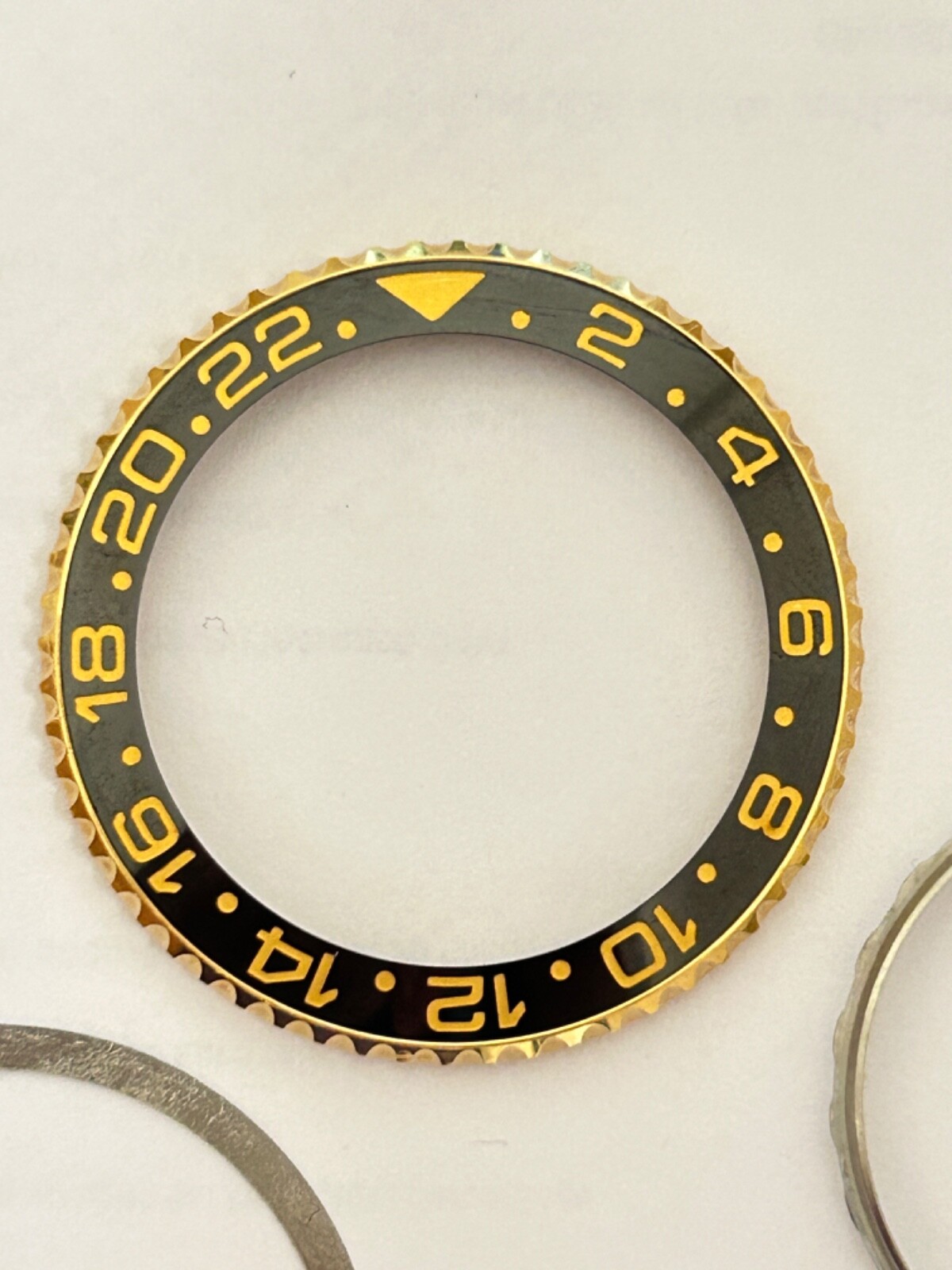 Rolex 116713LN 116718LN GMT Master II 18K Gold Ceramic Bezel complate