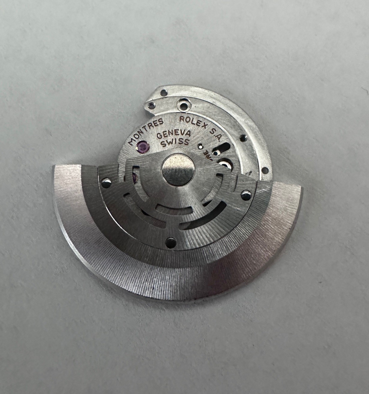 Rolex 3135 Automatic Winding Rotor Assembly and Bridge