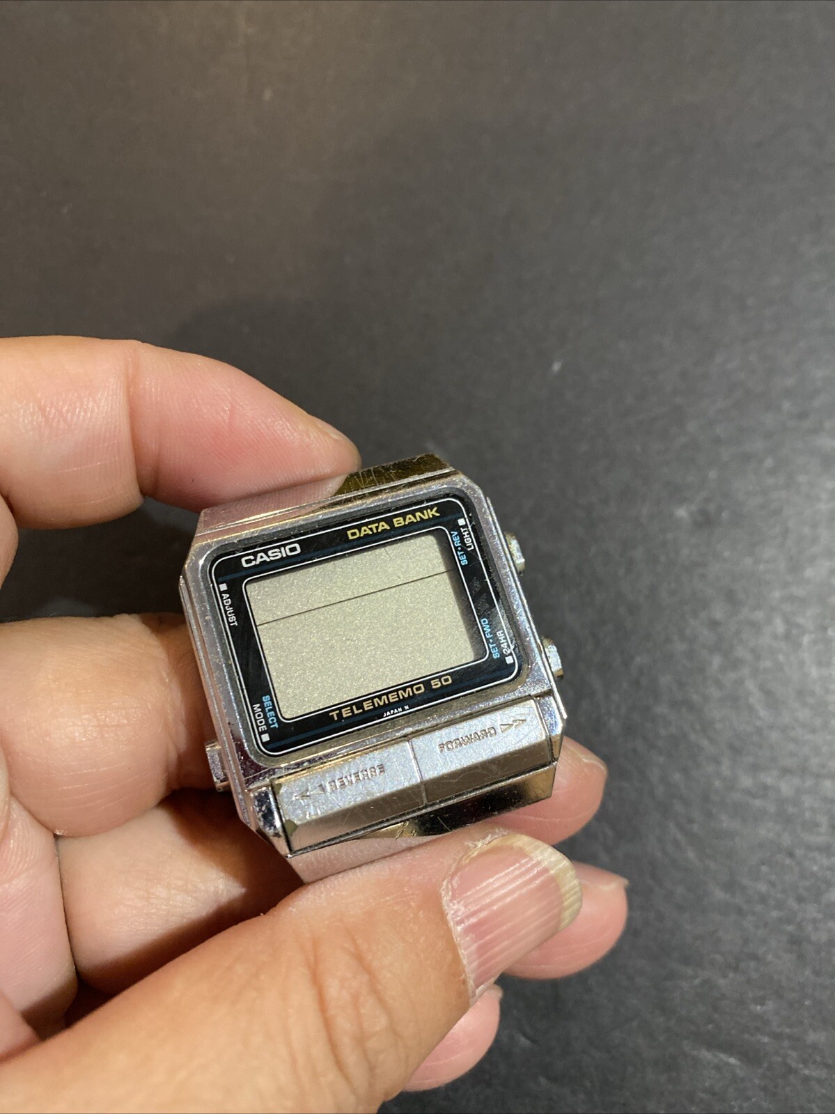 Casio Data Bank 262 DB-510 Quartz Digital Vintage Watch For Parts