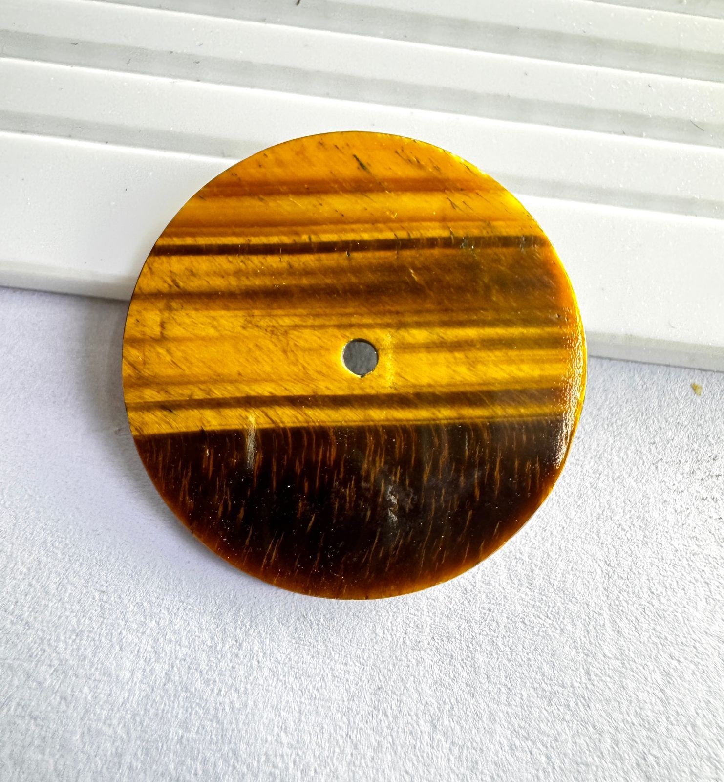 tiger eye Watch Dial Blank Handmade Dial for 31.5 mm-1.5 mm GMC-238