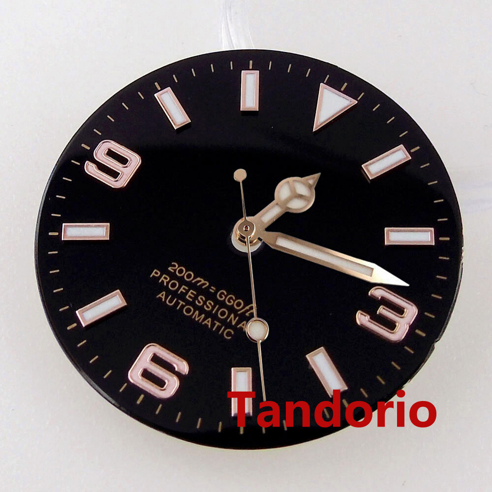Bliger 29mm Watch Dial Face Fit NH35 NH36 Miyota 8215 ETA 2824 PT5000 Lume Index