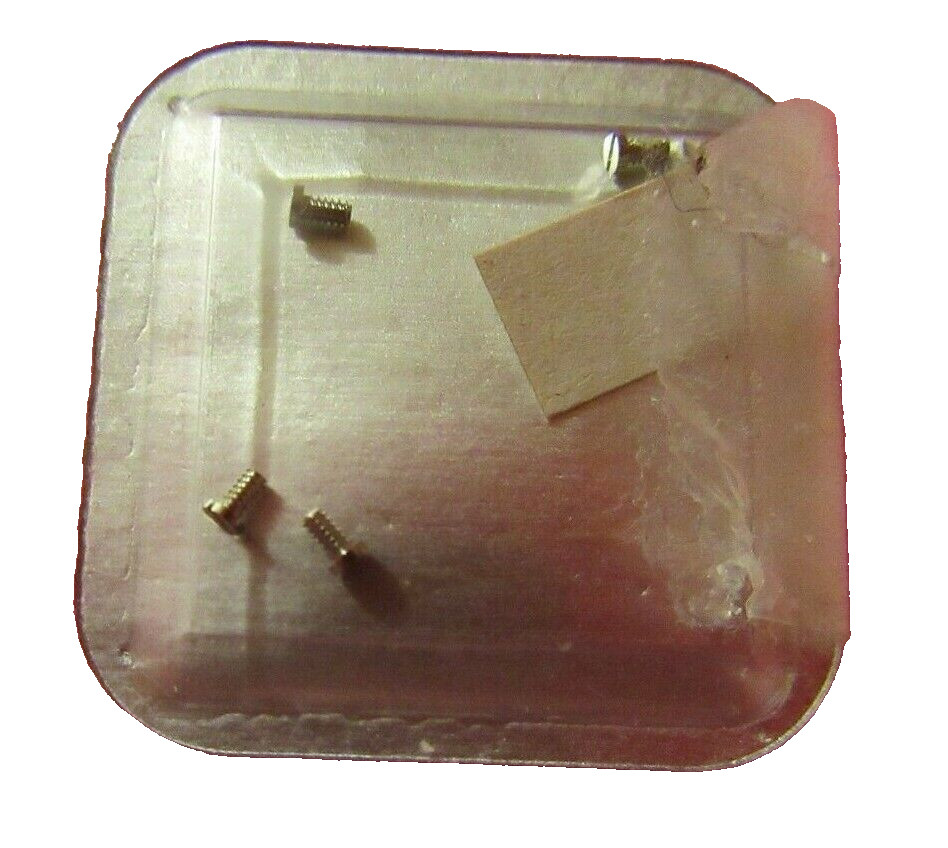 ROLEX – SCREW FOR BALANCE BRIDGE 4 PIECES. OPEN – 3035. #55001 Sku RLX 8-15