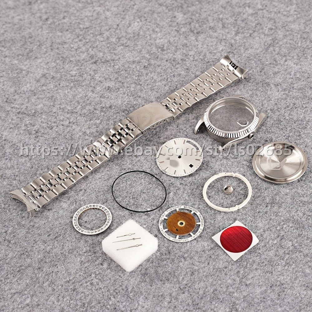 DIY 36mm Watch Steel Case kit For 2836 2834 2846 After-sales accessories