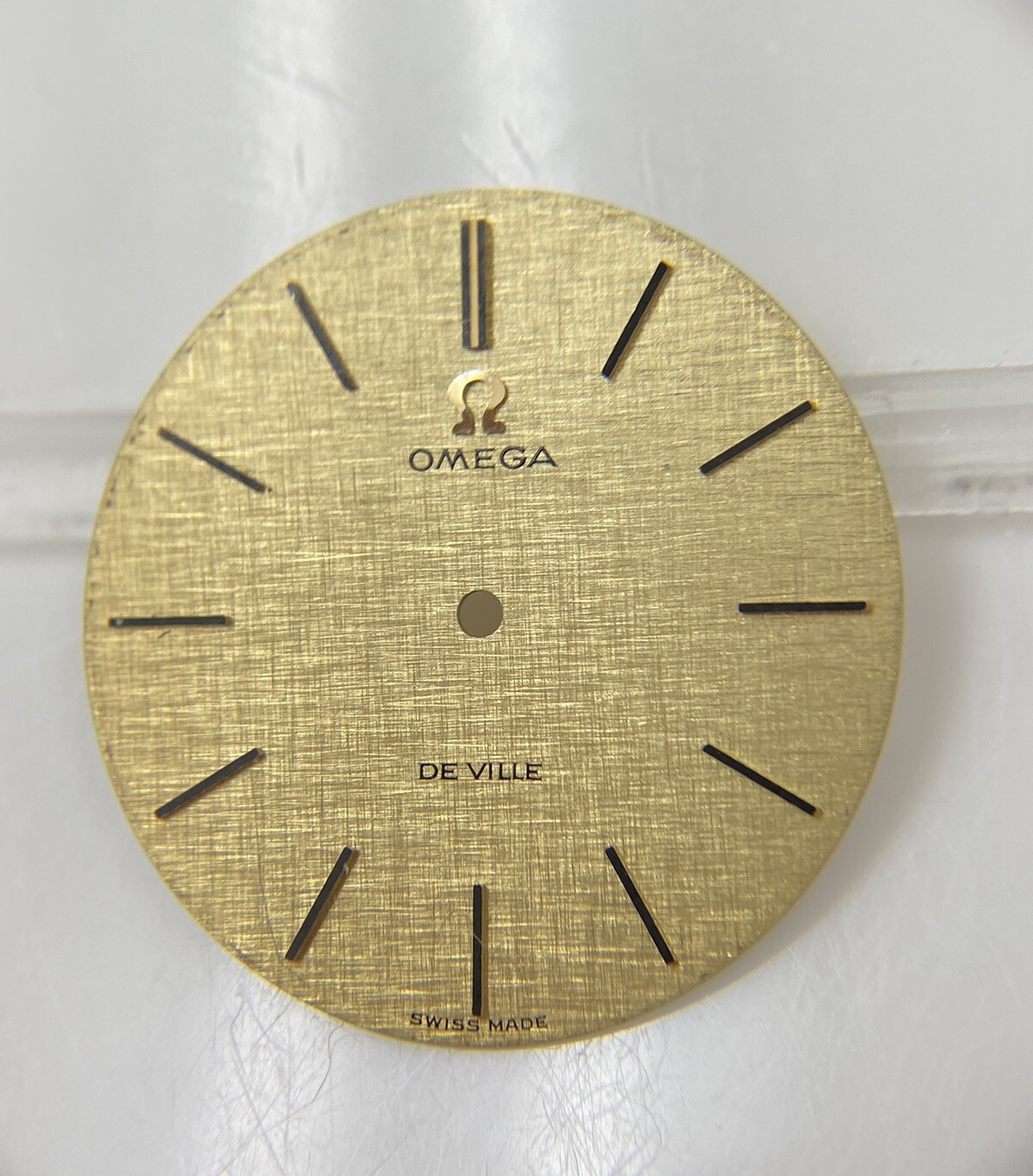 Original Omega De Ville Cal. 620 Gold Linen Color 27.5mm Dial