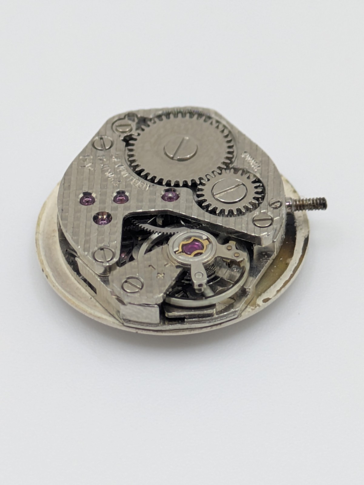 FHF ST 69-21 Smiths Manual Wind Watch Movement Dial Hands 17J 19mm