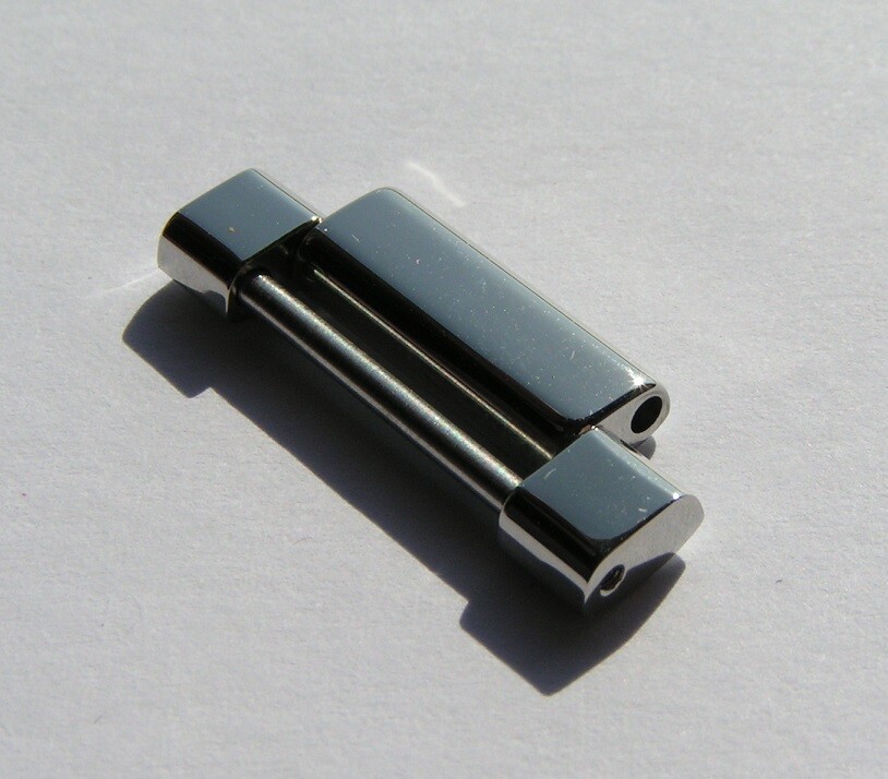 NOS CARTIER MVA95225 Original Stainless Steel Link Maglia Bracciale 24mm 3WC 345