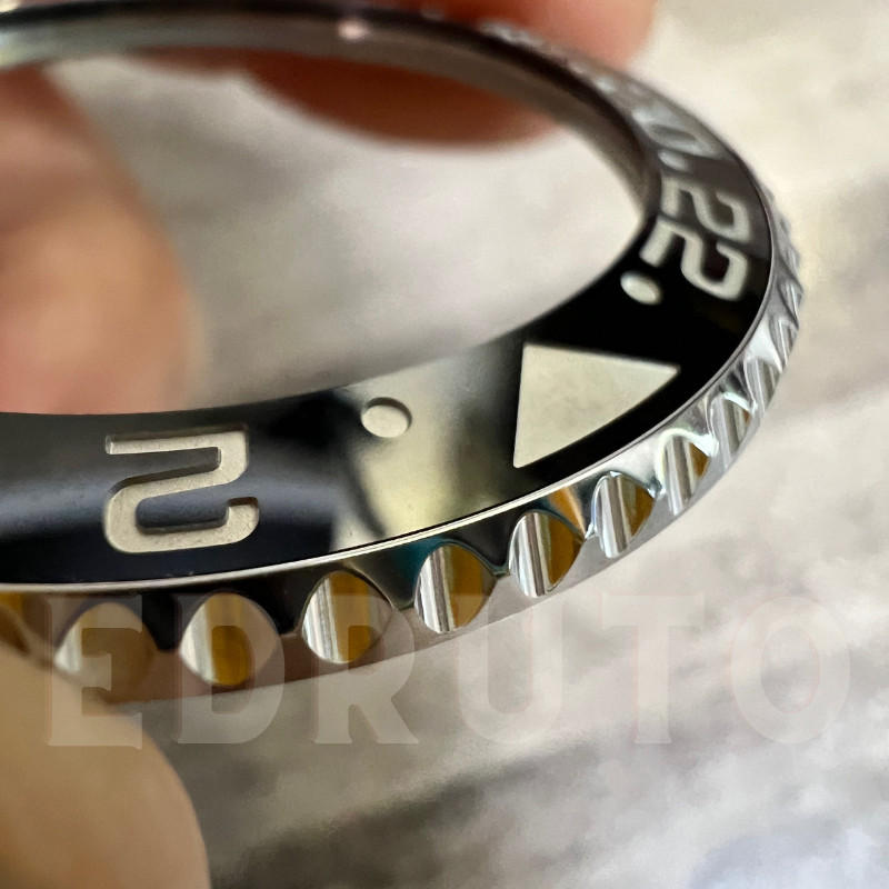 Black Ceramic Bezel Insert Fits Rolex GMT Master II 116710LN 40mm