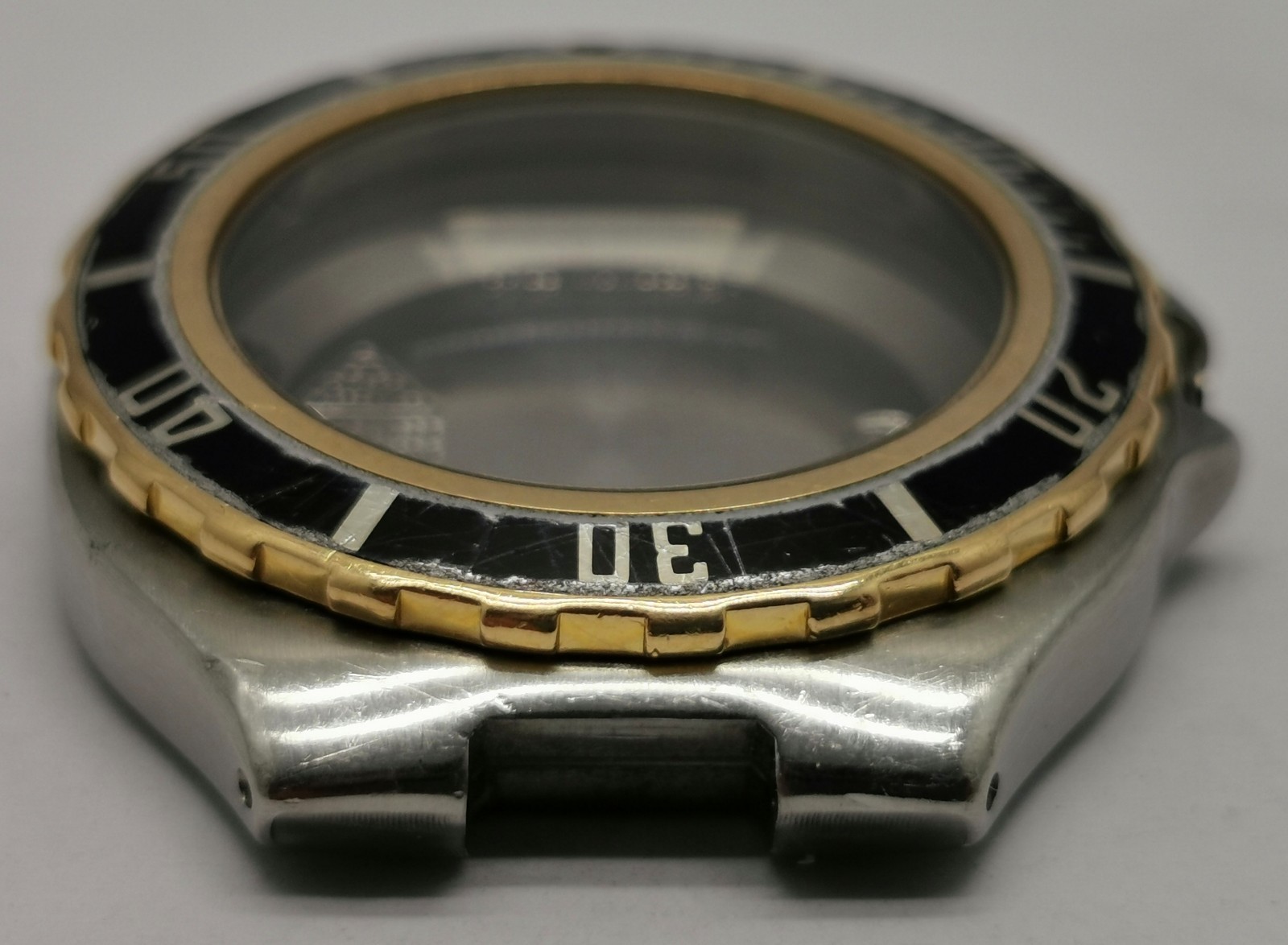 Vtg 1990s Omega Seamaster 368.1042 Pre-Bond 2 Tone Gold & Steel 36mm Watch Case