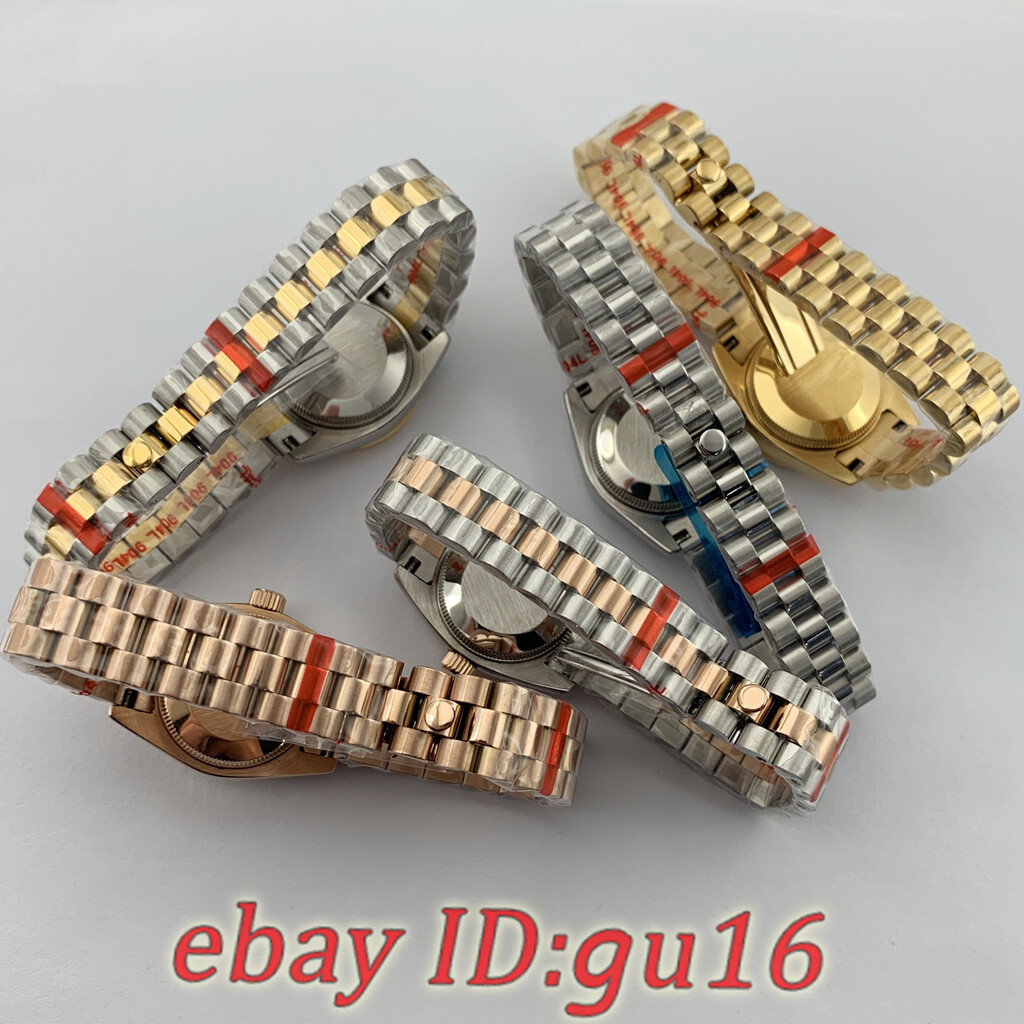 26mm Sapphire crystal Golden Silver rose gold Watch Case Fit NH05 NH06 Movement