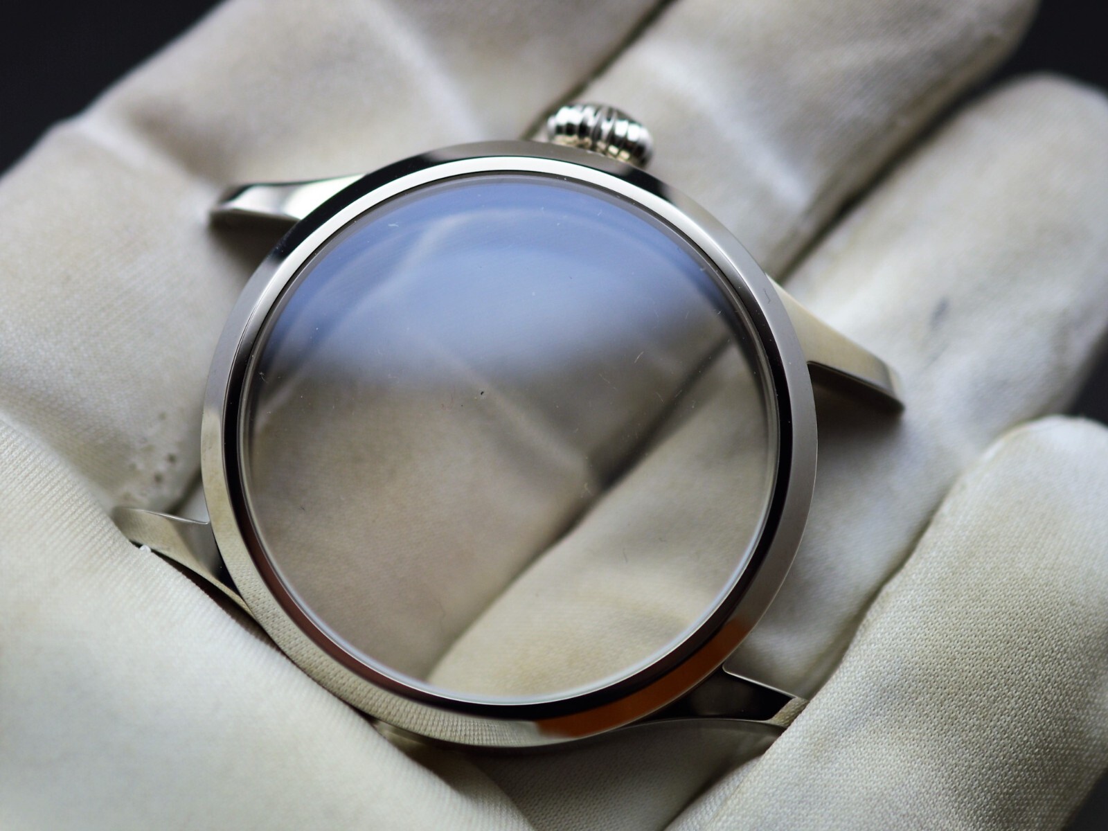 42 mm watch case set for dial hands Hamilton 917 921 923 with sapphire crystal