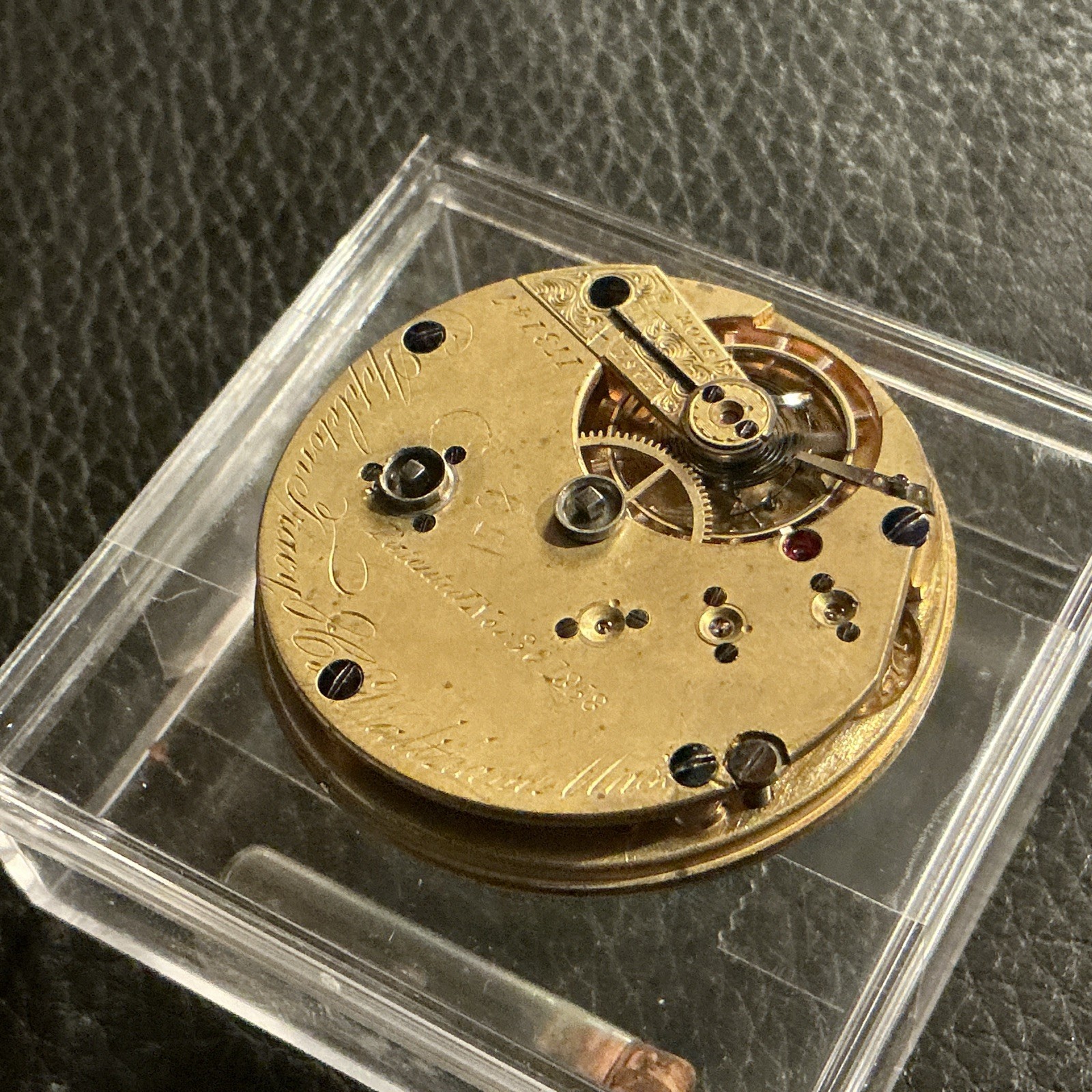 RARE AMERICAN WATCH CO., APPLETON TRACYMODEL 1861, 10S 15J, MADE 1866, WORKS!