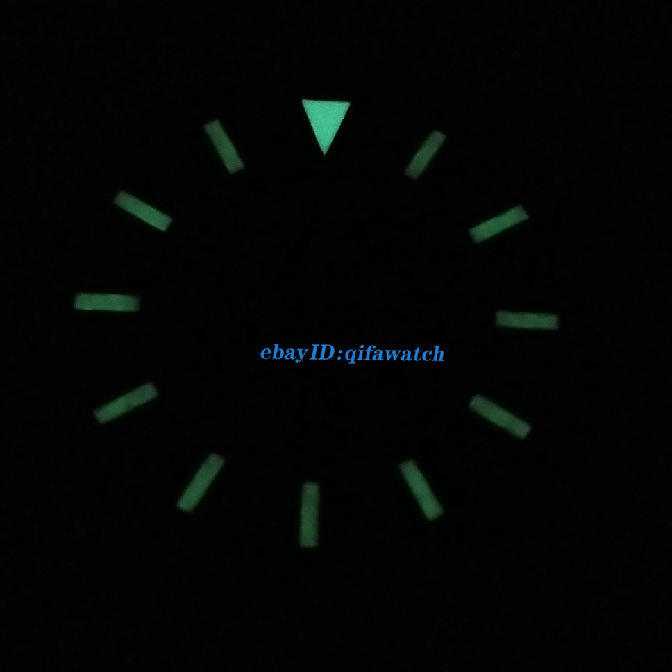 30.8mm Black Luminous Watch Dial Fit Miyota 8205 8215 821A DG2813 3804 movement