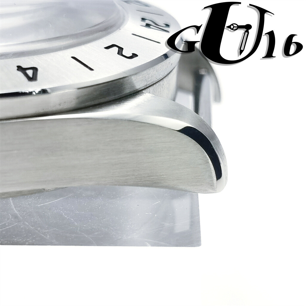 39mm NH35 Domed Watch Case Silver fit NH36 NH34 ETA2824 PT5000 movement