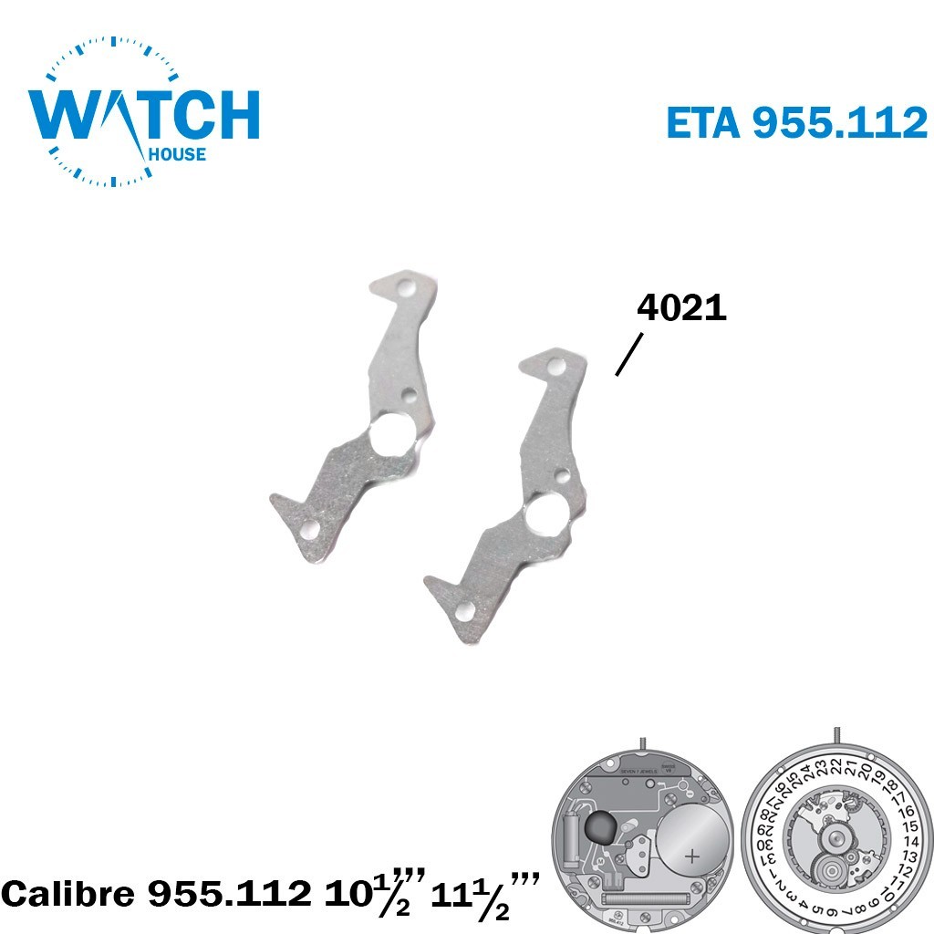2 PCS ETA 955.112,955.102,955.132,955.402,955.412-Stator -Part Number:4021