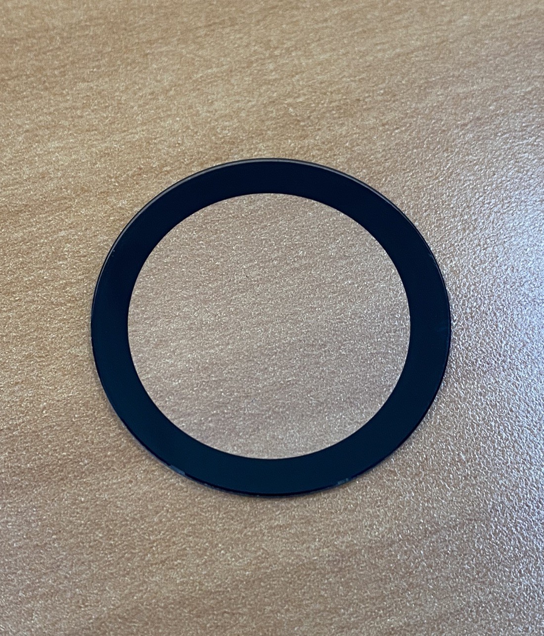 (38mm x 1.50mm): 5.1mm Black Crystal to fit Movado Bold