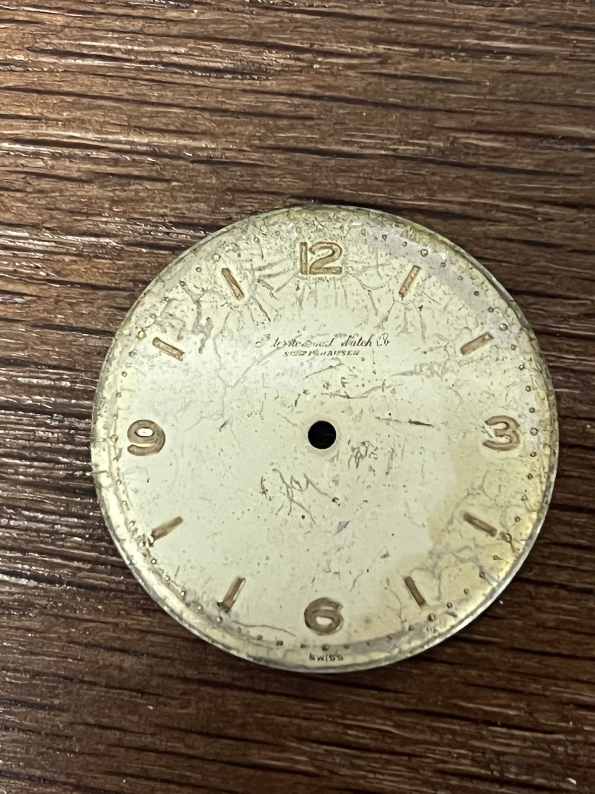 IWC Schaffhausen CAL C89 PART White DIAL – IWC C 89 USED
