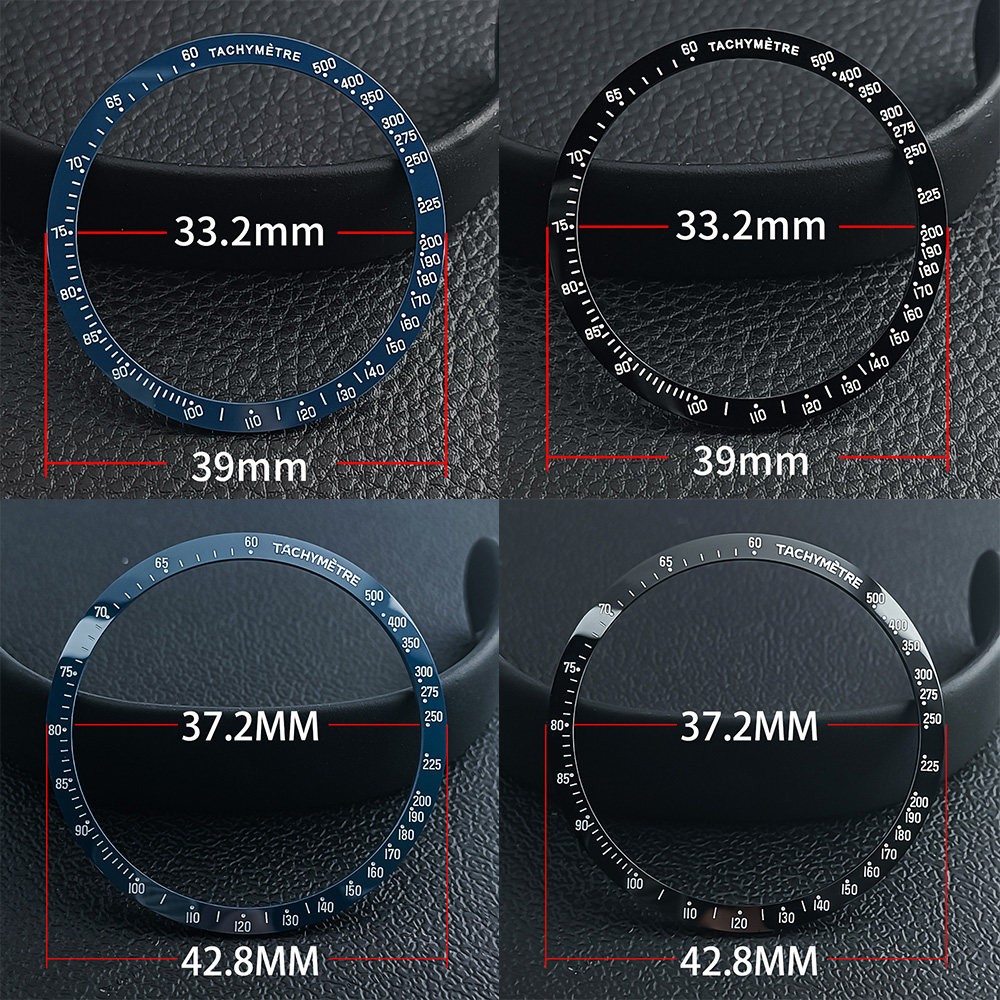 Watch accessories bezel size 42.8mm * 37.2mm/39mm * 33.2mm ceramic bezel