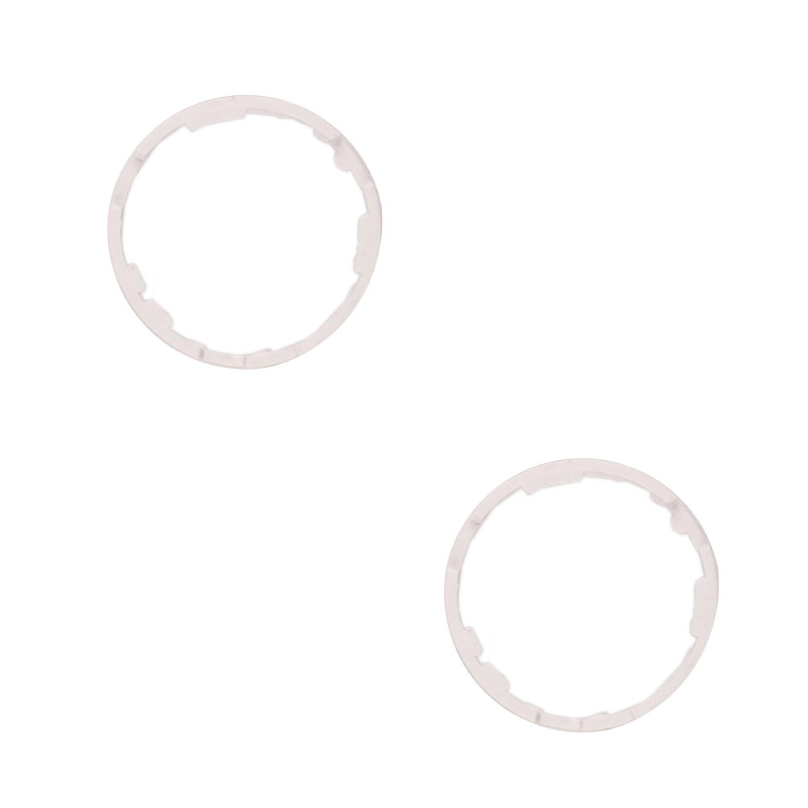 2*White Plastic Watch Movement Spacer Ring for 8200 Watch Movement Replacement a