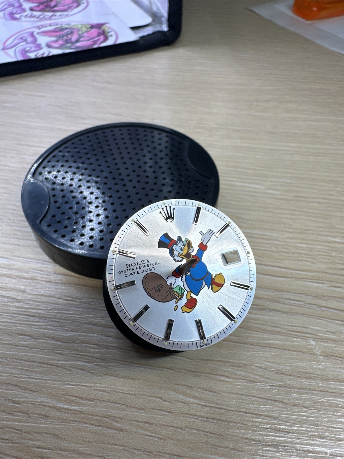 Donald Duck Dial Compatible Rolex Datejust 1601 1603 Cal. 1570