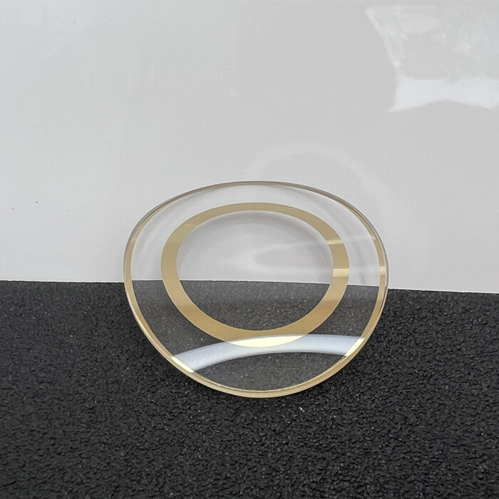 F11921 Mineral Watch Crystal Oval Shaped Glass Replacement For 5158544