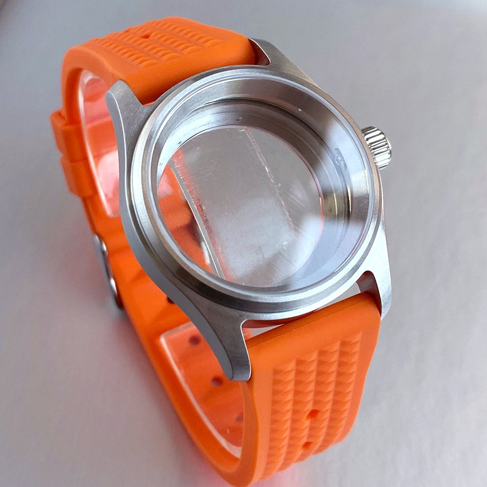 Classic 36/39mm Pilot 20ATM Watch Case For Seiko NH35 NH36 ETA2824 Miyota 8215