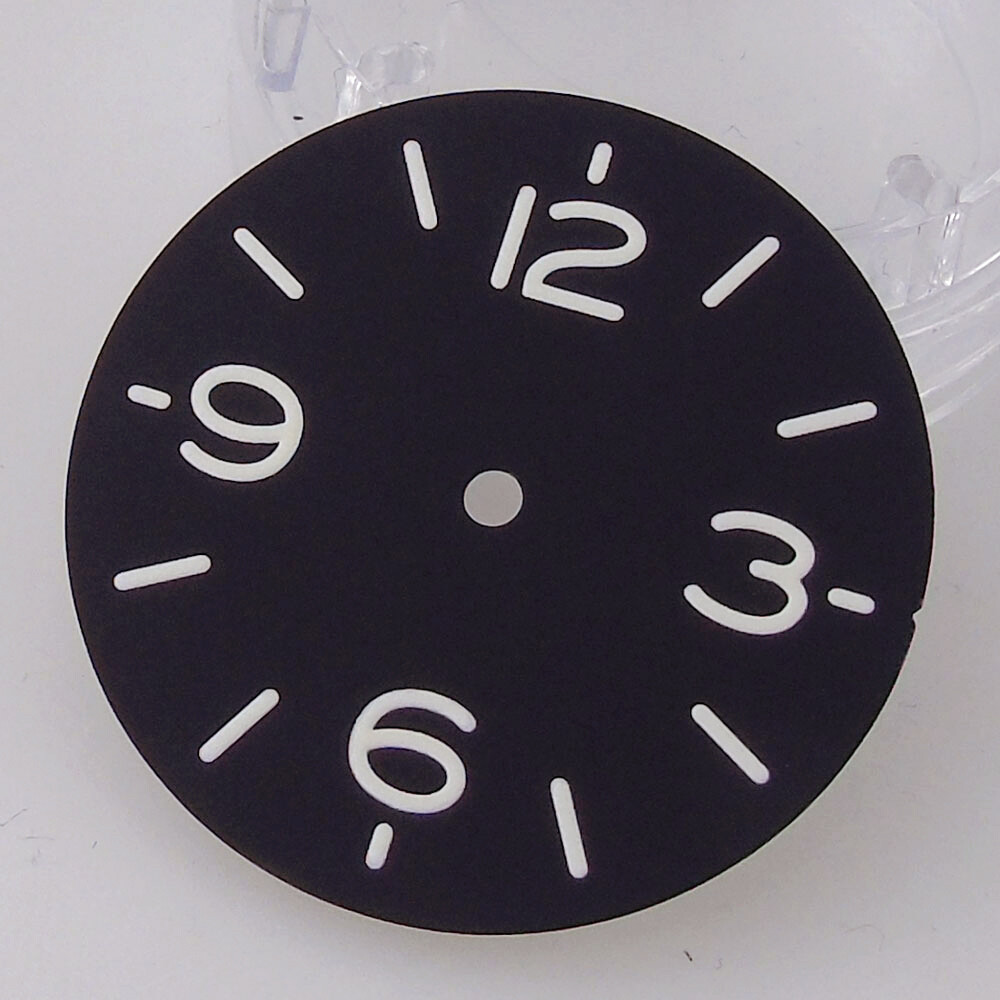 29mm Sandwich Watch Dial Fit Automatic NH35 NH36 ETA2824 PT5000 Silver Edge Hand
