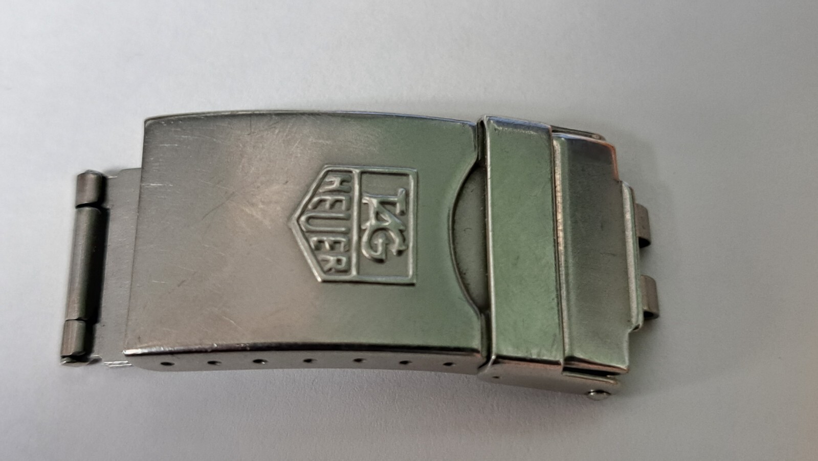 Tag Heuer clasp buckle S/S, approx 18.6mm diameter of pin/clasp