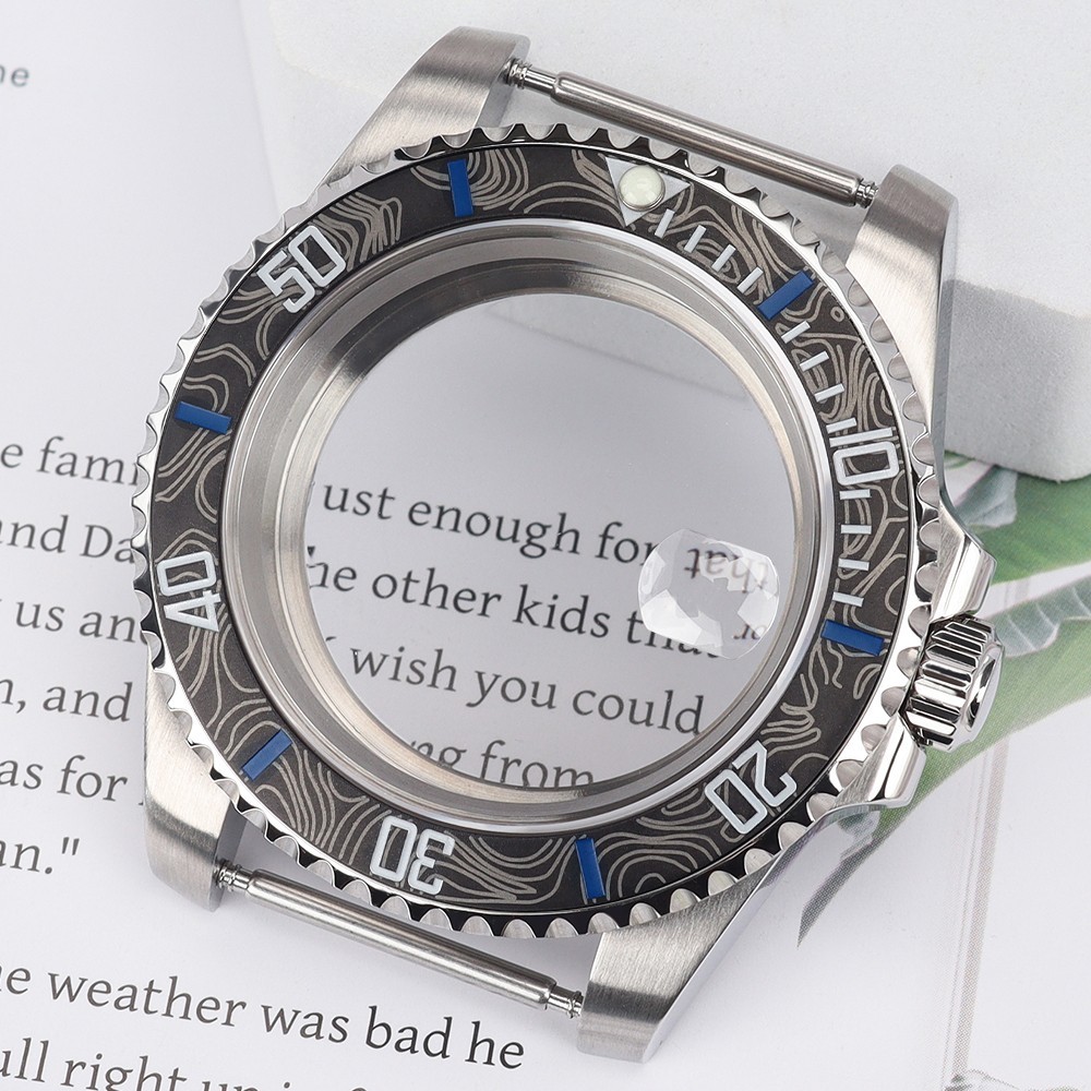 Sapphire Crystal NH35 Watch Case 40mm Steel For NH35 NH34 NH36 NH38 28.5mm Dial