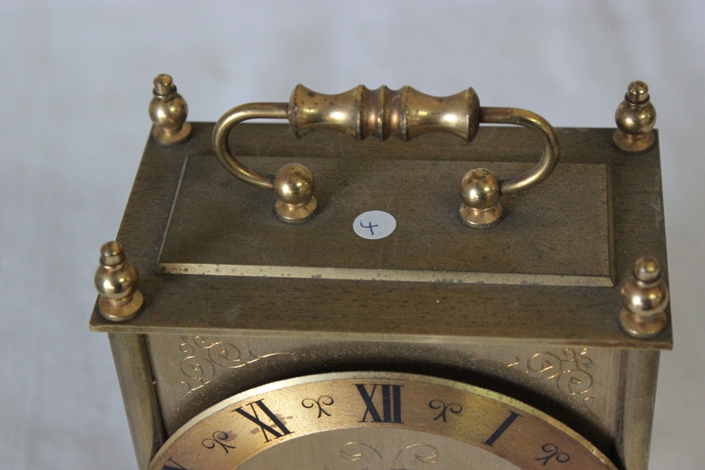 “SET THOMAS” VINTAGE BRASS WATCH / PENDULUM NO MECHANISM