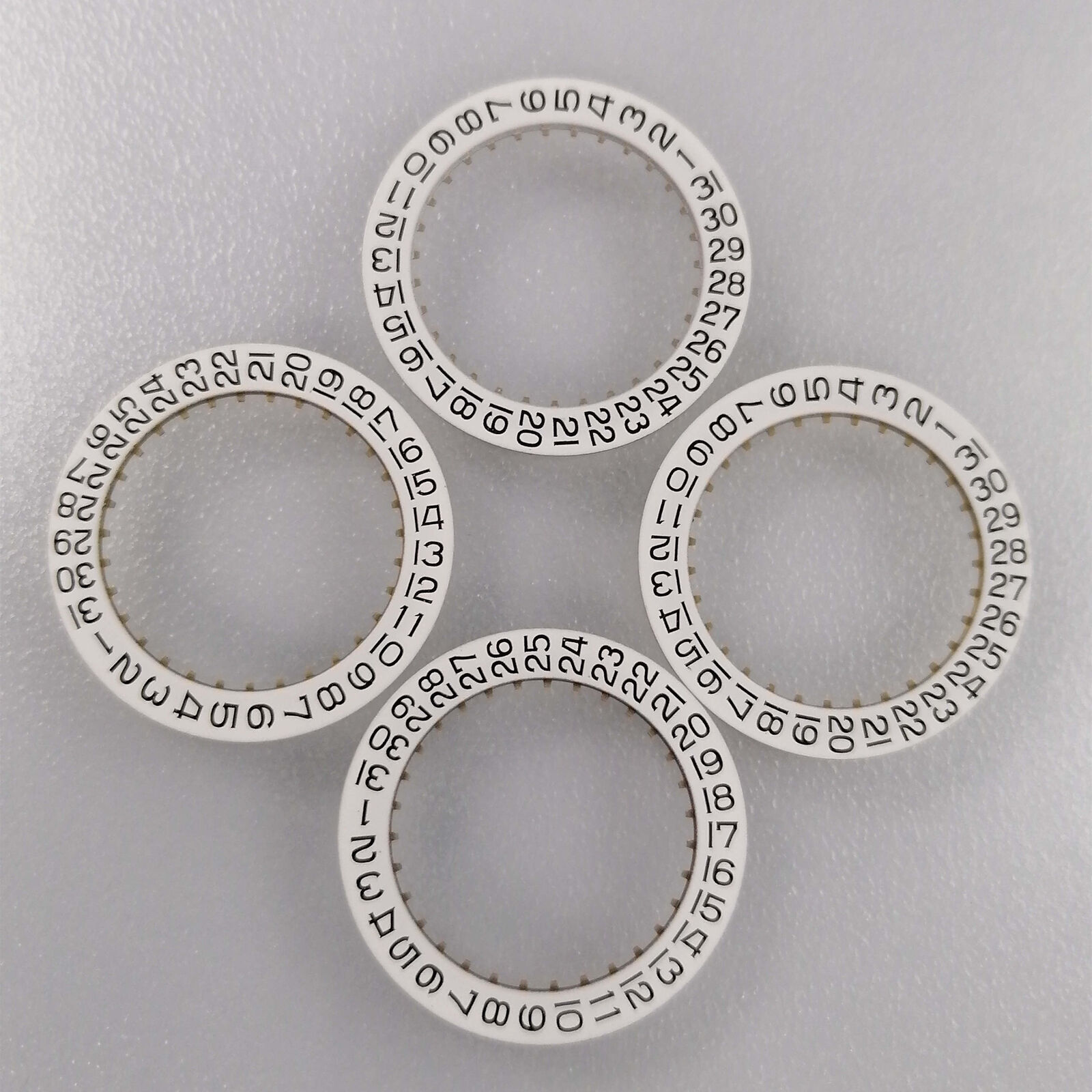 White Date Wheel Replacement for ETA2836 Movement Date at 3 O’clock
