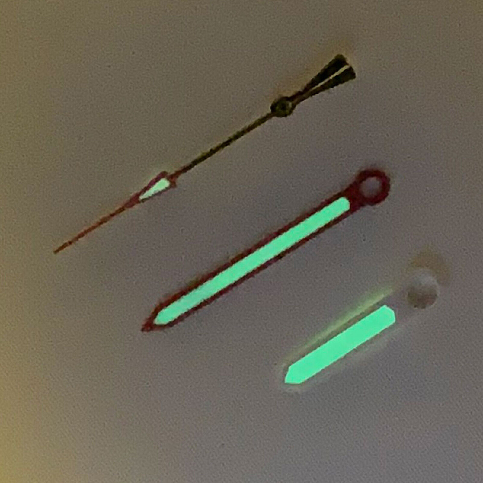 For NH35/NH36/4R36 Watch Movement Watch Hands Green Luminous Watch Pointer Kits