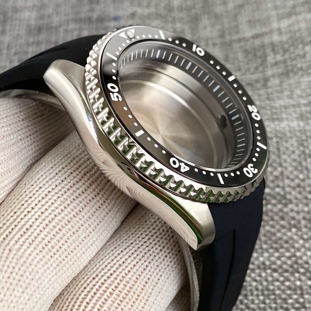 20ATM Mod 41mm Sapphire Glass Stainless Steel Watch Case Fit NH35 NH36 Movement