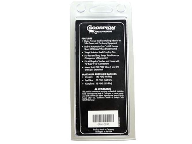 Quick Long-Lasting Stainless Steel Pin Connection, Torch-Type Connector Set